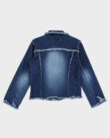 Y2k 00s Le Chateau Denim Jacket - L