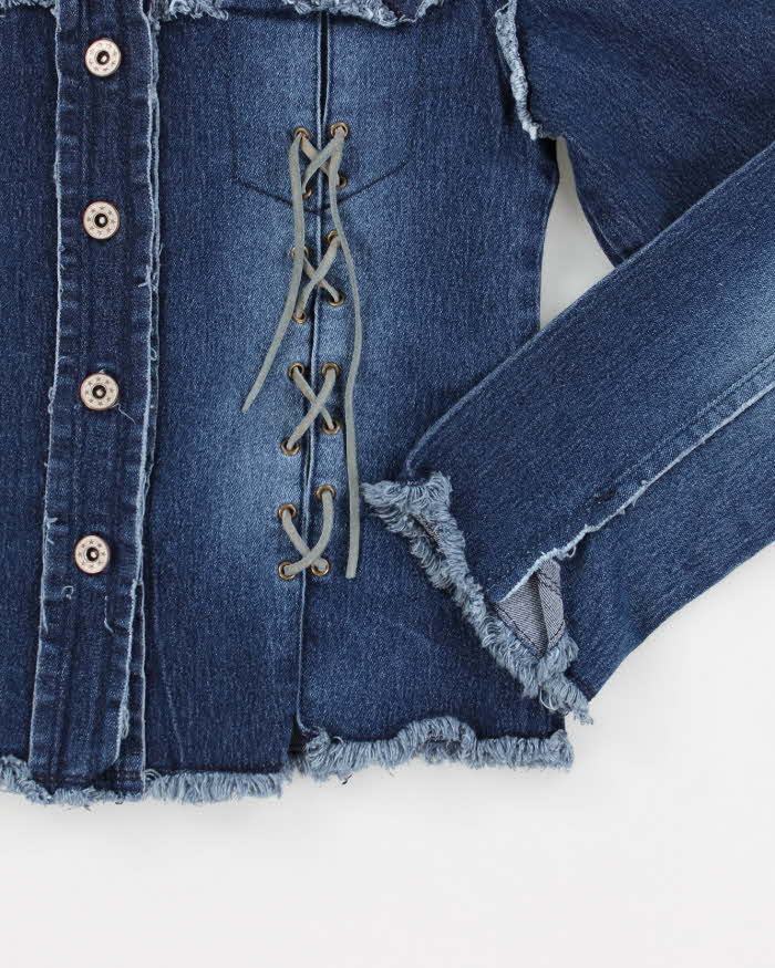 Y2k 00s Le Chateau Denim Jacket - L