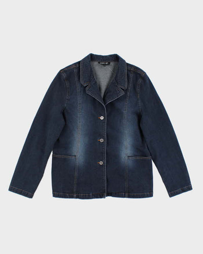 Y2k 00s Women's Denim Jacket - L