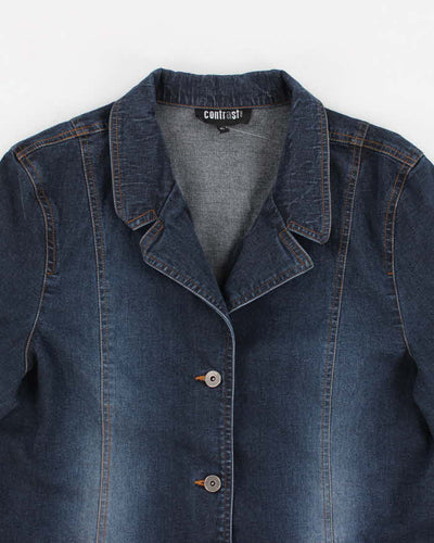 Y2k 00s Women's Denim Jacket - L
