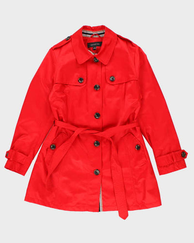 Jones New York Red Trench Coat Mac - XL