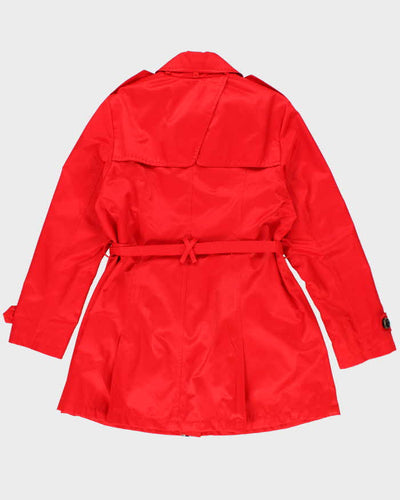 Jones New York Red Trench Coat Mac - XL