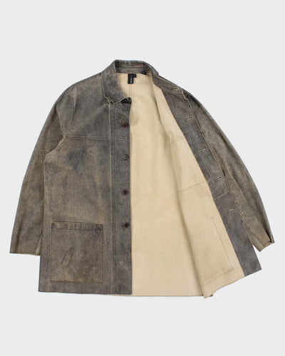Vintage 90s DKNY Leather Jacket - L