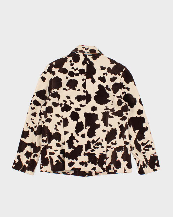 Vintage Brat By Sibylle Lyn Cow Print Jacket - M