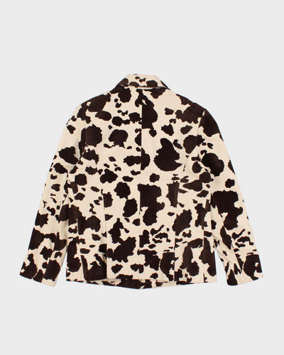 Vintage Brat By Sibylle Lyn Cow Print Jacket - M
