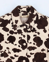 Vintage Brat By Sibylle Lyn Cow Print Jacket - M