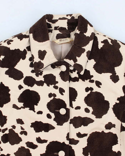 Vintage Brat By Sibylle Lyn Cow Print Jacket - M