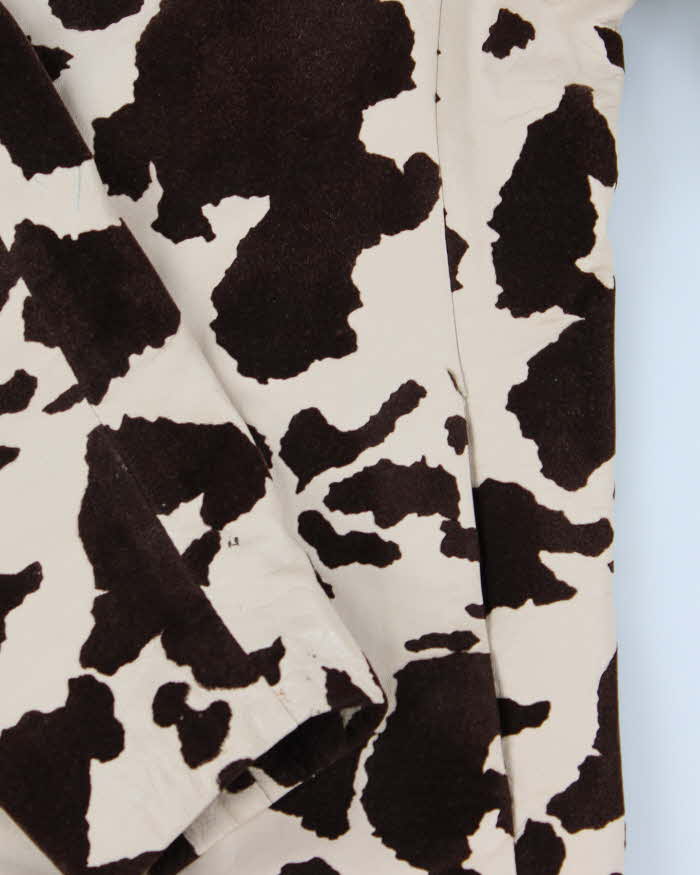 Vintage Brat By Sibylle Lyn Cow Print Jacket - M