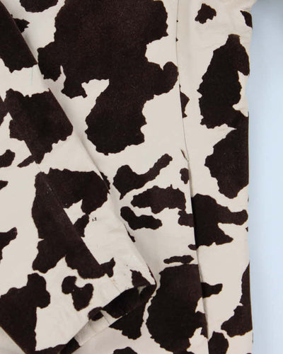 Vintage Brat By Sibylle Lyn Cow Print Jacket - M