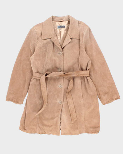 Vintage Guillame Suede Trench Jacket - M