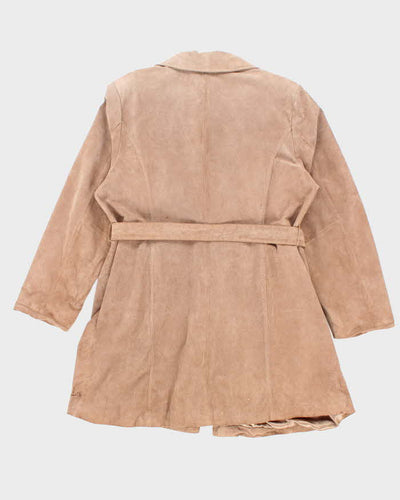 Vintage Guillame Suede Trench Jacket - M