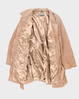 Vintage Guillame Suede Trench Jacket - M