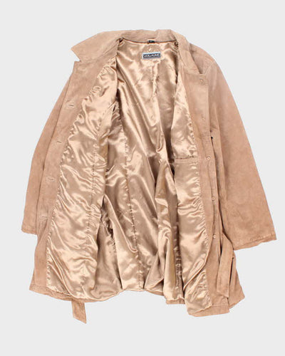 Vintage Guillame Suede Trench Jacket - M