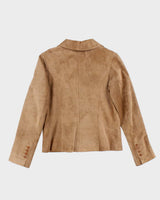 Vintage Eddie Bauer Women's Leather Jacket - M