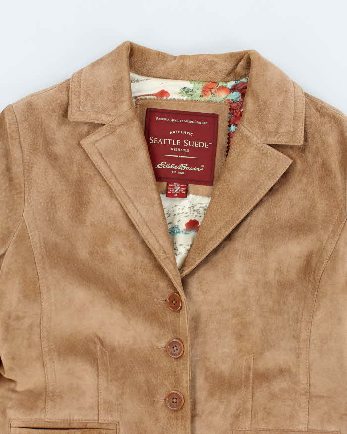 Vintage Eddie Bauer Women's Leather Jacket - M