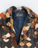 Vintage 70s The Tannery Fish Scale Leather Jacket - M