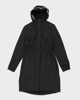 Karl Lagerfeld Black Lined Waterproof Jacket - XS
