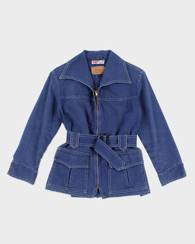 Vintage Rare 70s Big E White Tab Levis For Gals Denim Jacket - M