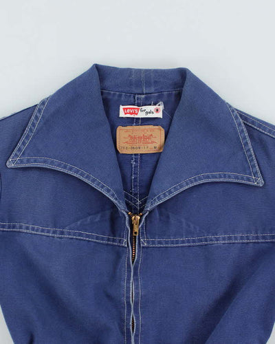 Vintage Rare 70s Big E White Tab Levis For Gals Denim Jacket - M
