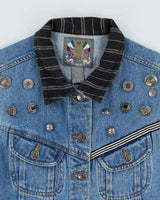Vintage 80s The Limited Women's Denim Vest Jacket - L