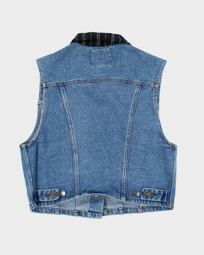 Vintage 80s The Limited Women's Denim Vest Jacket - L