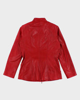 Vintage Danier Red Leather Jacket - M