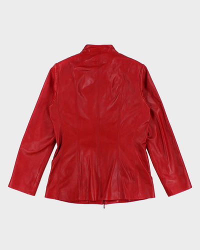 Vintage Danier Red Leather Jacket - M