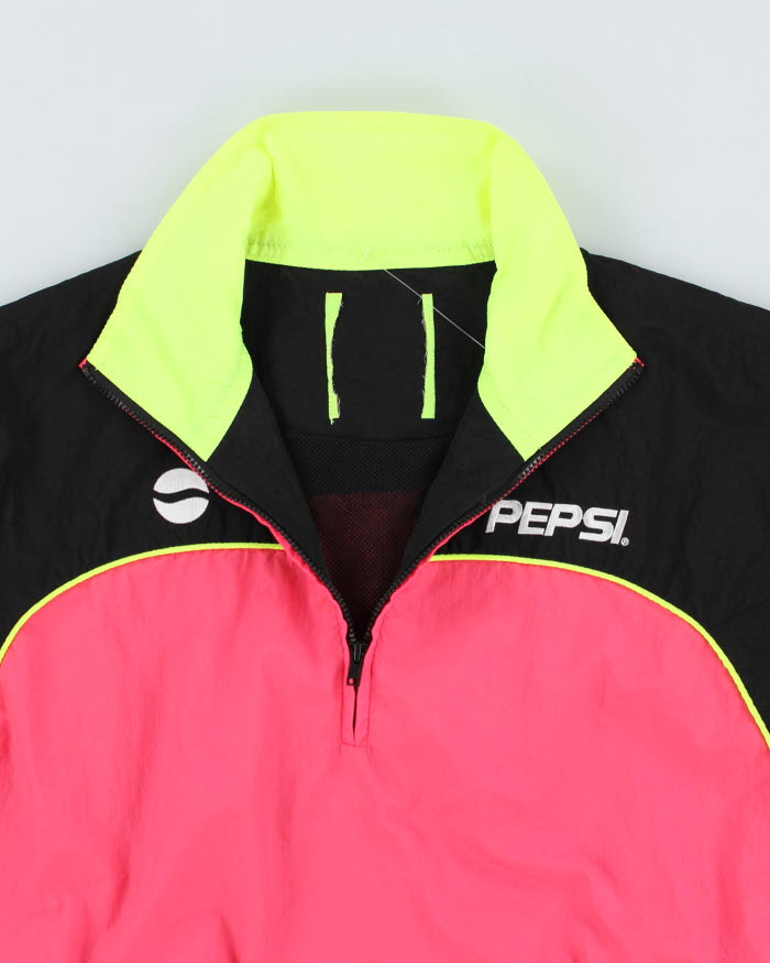 Vintage 90's Cropped Pepsi Windbreaker - S