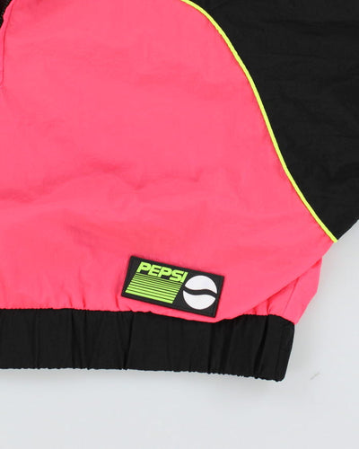 Vintage 90's Cropped Pepsi Windbreaker - S