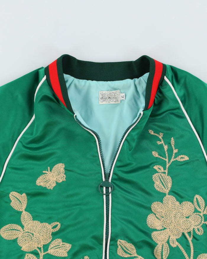 Vintage 90's Embroidered Souvenir Jacket - XL