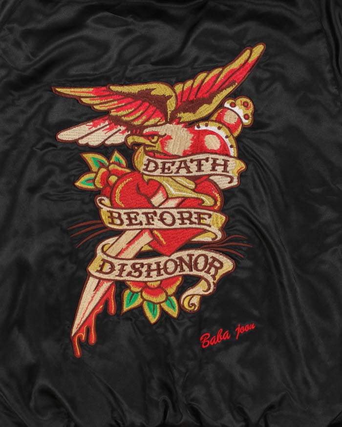 Vintage 90's Baba Joon Embroidered Souvenir Jacket - L