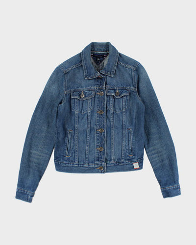 Vintage Y2K Tommy Hilfiger Dark Wash Denim Jacket - S