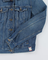 Vintage Y2K Tommy Hilfiger Dark Wash Denim Jacket - S
