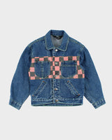 Children's Vintage Customised Dark Wash Denim Jacket - 6 Yrs