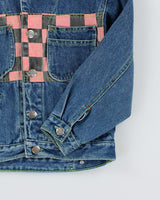 Children's Vintage Customised Dark Wash Denim Jacket - 6 Yrs