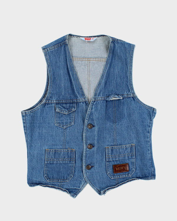 Vintage 90's Levi's Sleeveless Denim Vest - S