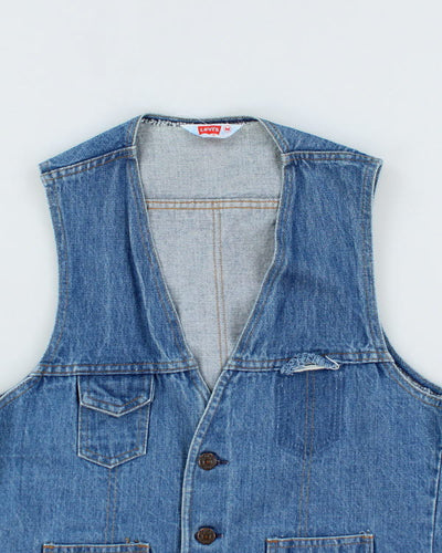 Vintage 90's Levi's Sleeveless Denim Vest - S