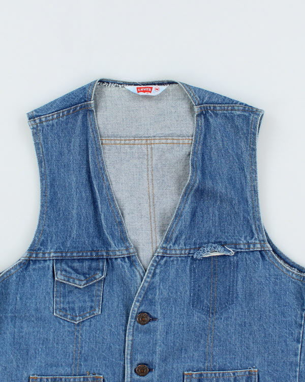 Vintage 90's Levi's Sleeveless Denim Vest - S