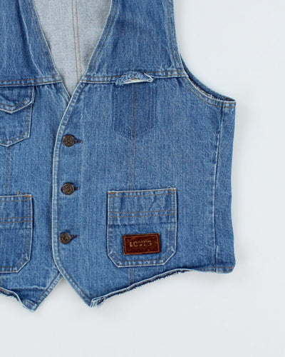 Vintage 90's Levi's Sleeveless Denim Vest - S
