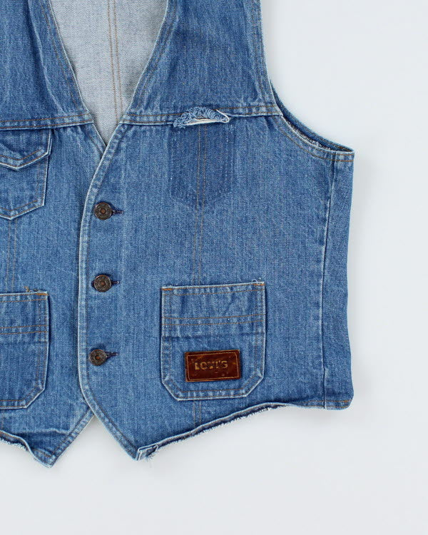 Vintage 90's Levi's Sleeveless Denim Vest - S