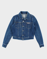 Vintage Y2K Calvin Klein Dark Wash Denim Jacket - S
