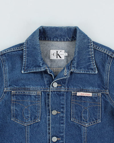Vintage Y2K Calvin Klein Dark Wash Denim Jacket - S