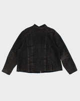 Vintage Y2K B.U.M. Equipment Suede Jacket - M