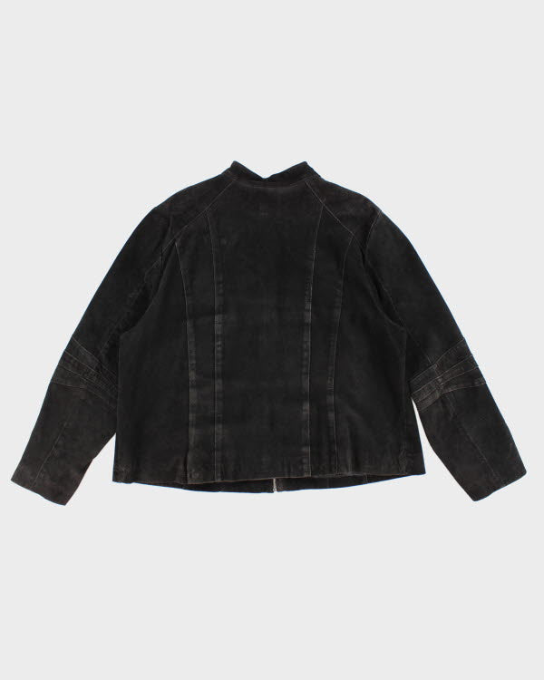 Vintage Y2K B.U.M. Equipment Suede Jacket - M