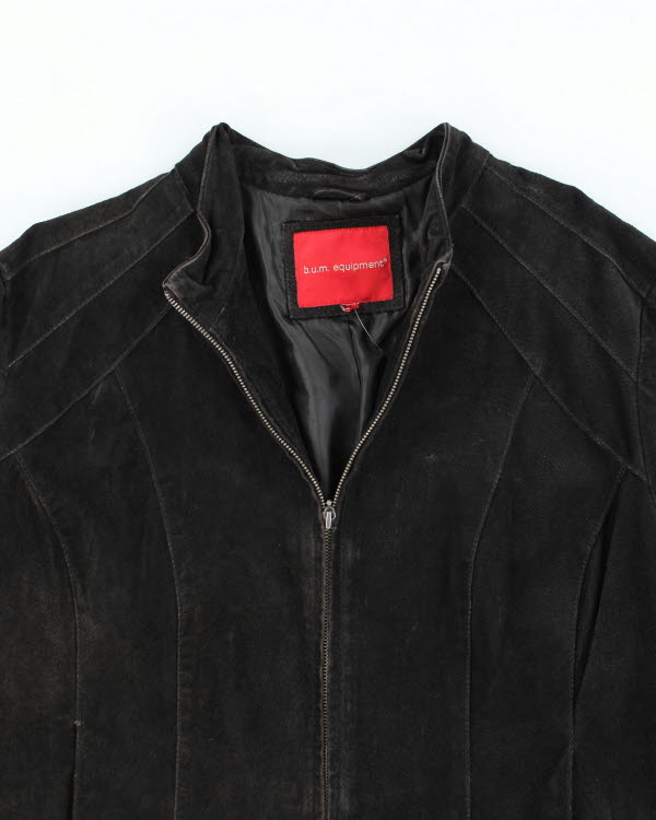 Vintage Y2K B.U.M. Equipment Suede Jacket - M