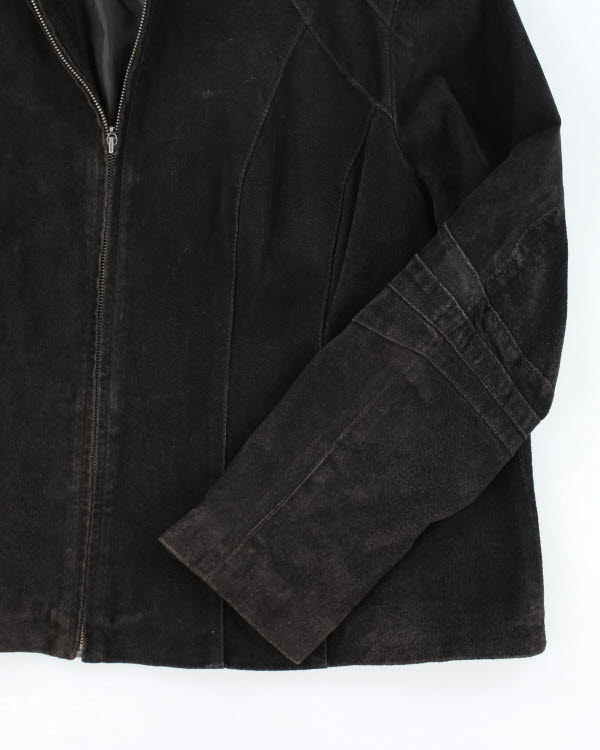 Vintage Y2K B.U.M. Equipment Suede Jacket - M