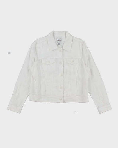 Tommy Bahama White Linen Jacket - L