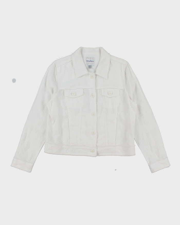Tommy Bahama White Linen Jacket - L