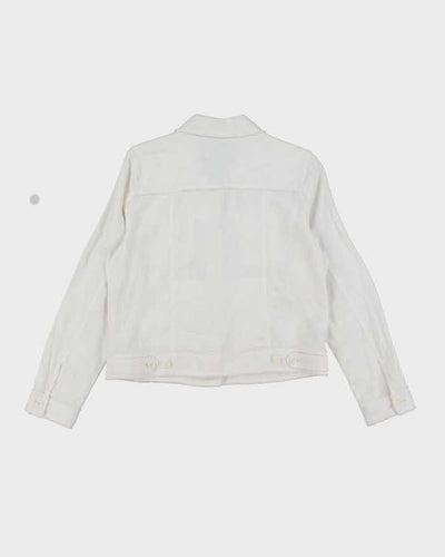 Tommy Bahama White Linen Jacket - L