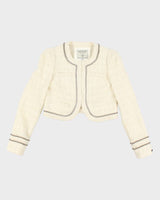 Guess Wool Blend Cropped Blazer - S